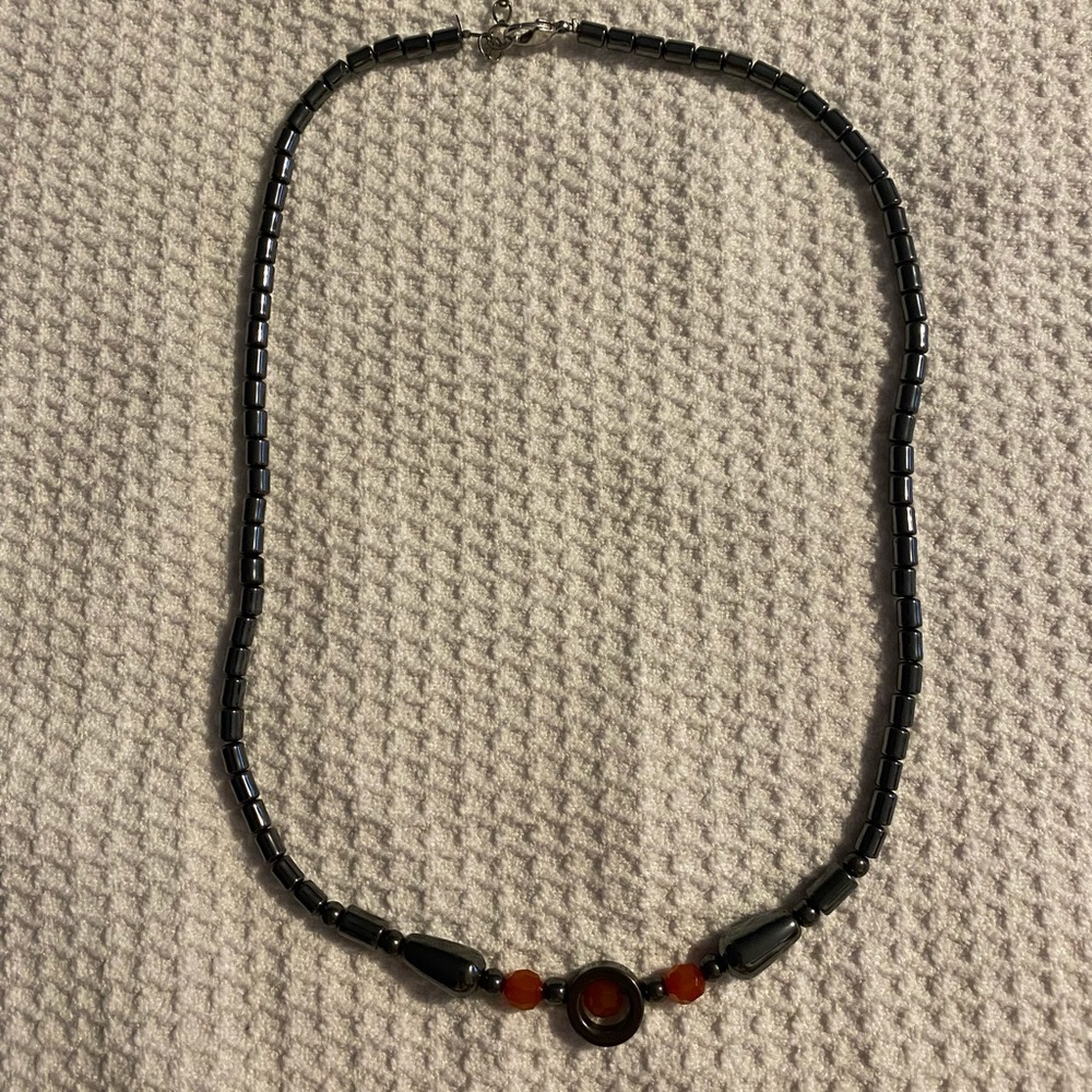 Hematite necklace